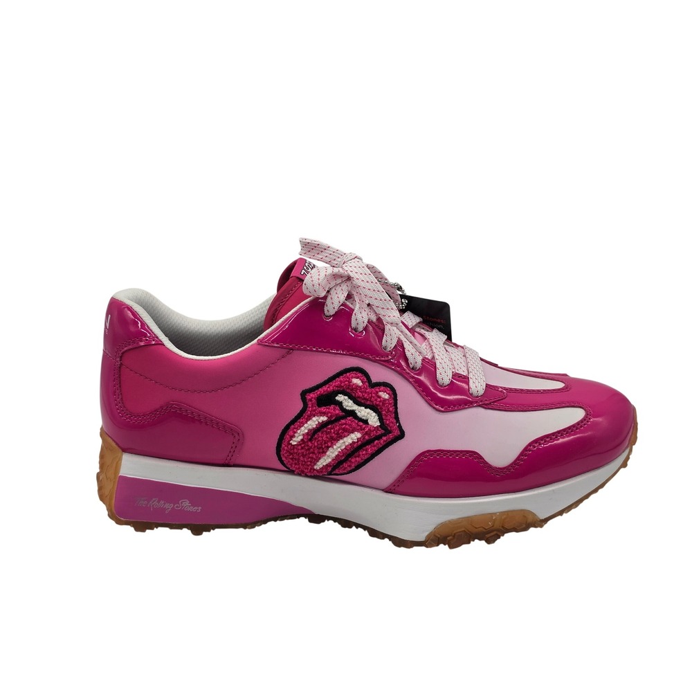 Skechers Rolling Stones Upper Cut Neo Jogger RS Lick Womens 9 Pink Shoes 177687
